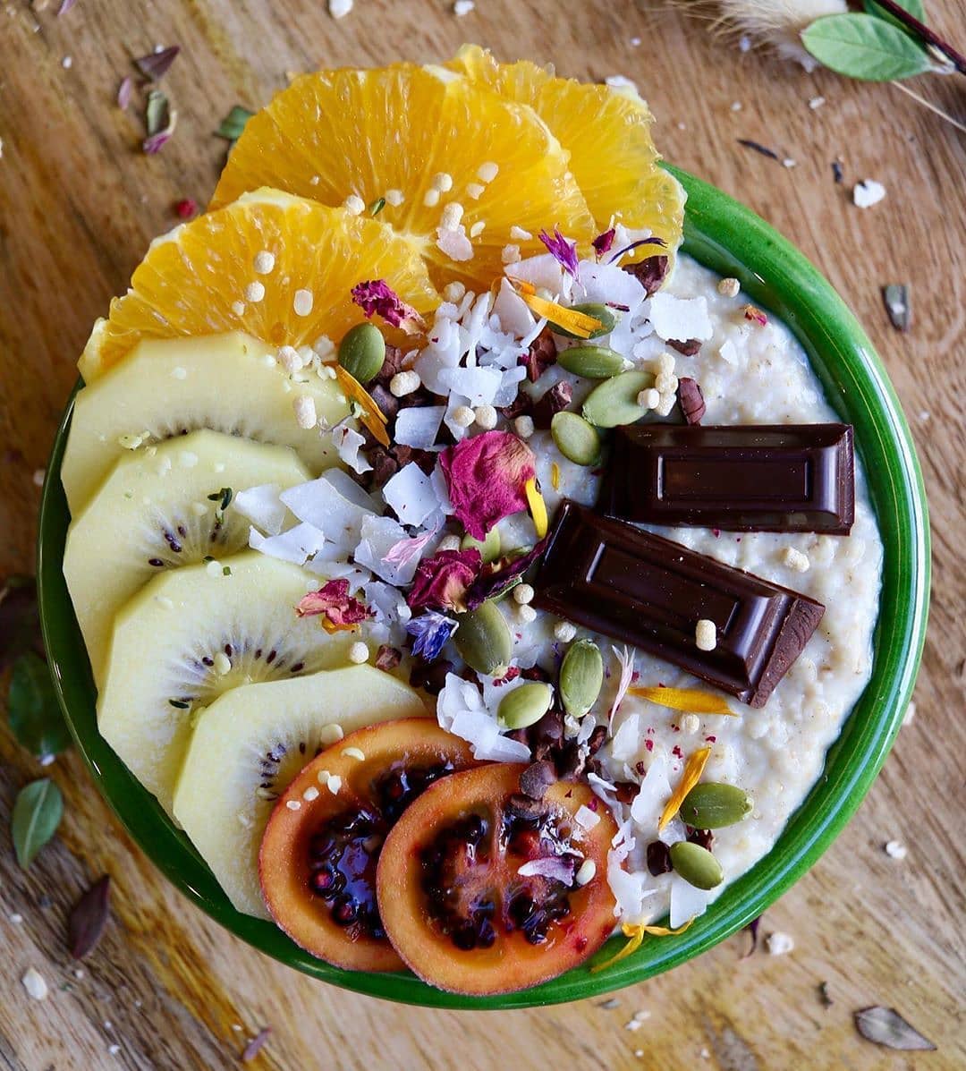 Fruity Cardamom Oatmeal Bowl