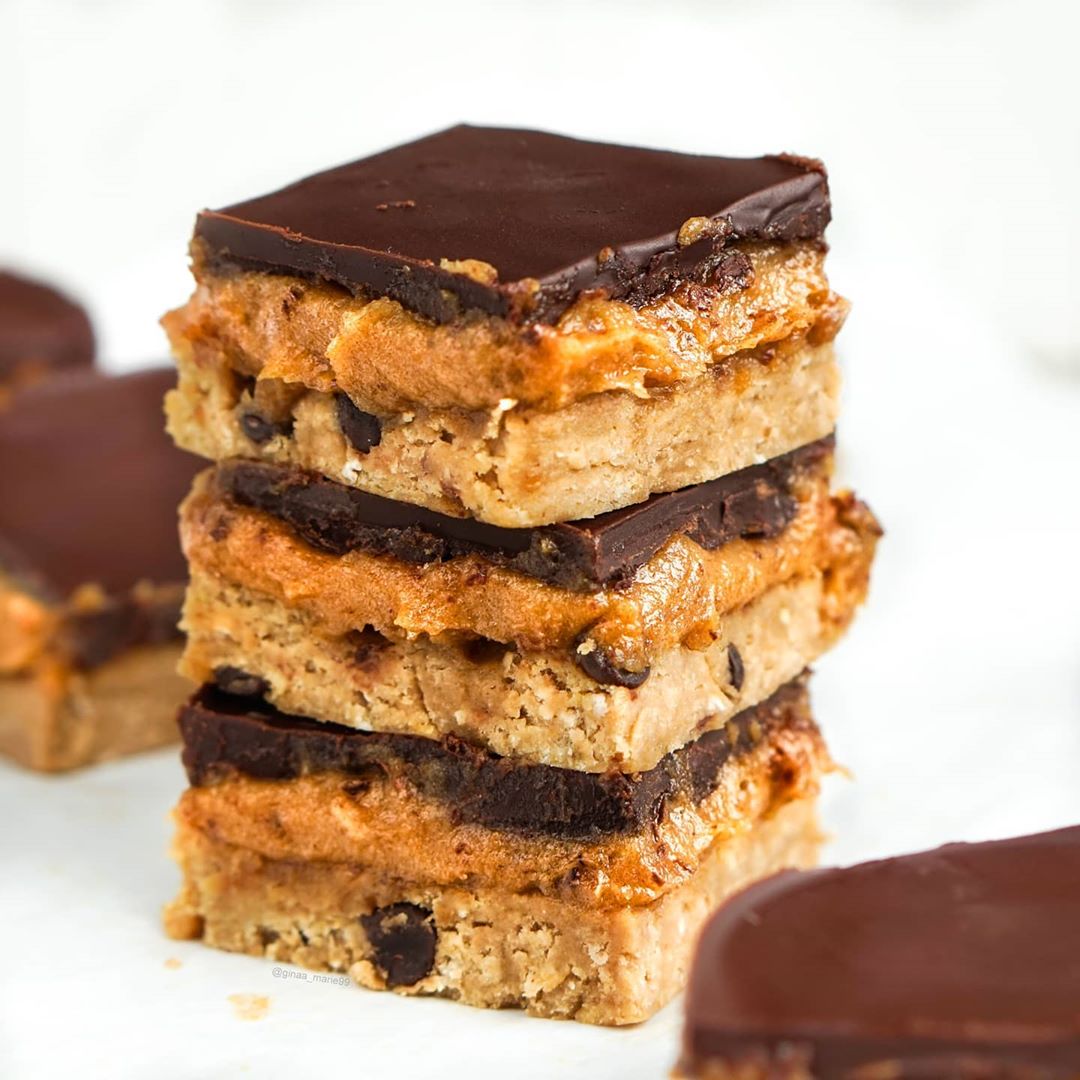 Cookie Dough Caramel Bars
