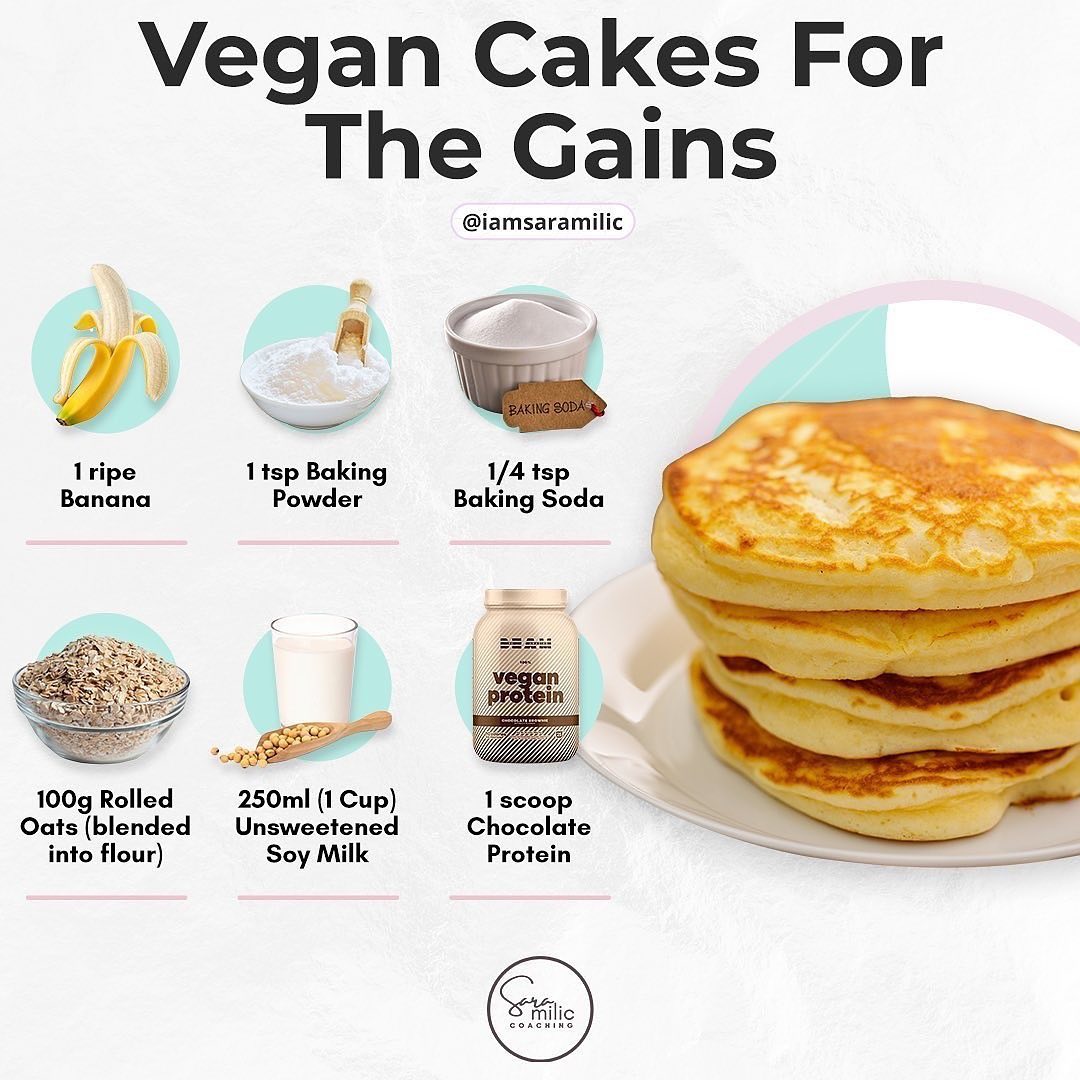 Vegan High-Carb Protein Pancakes