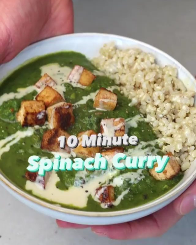 Vegan Palak Spinach Curry