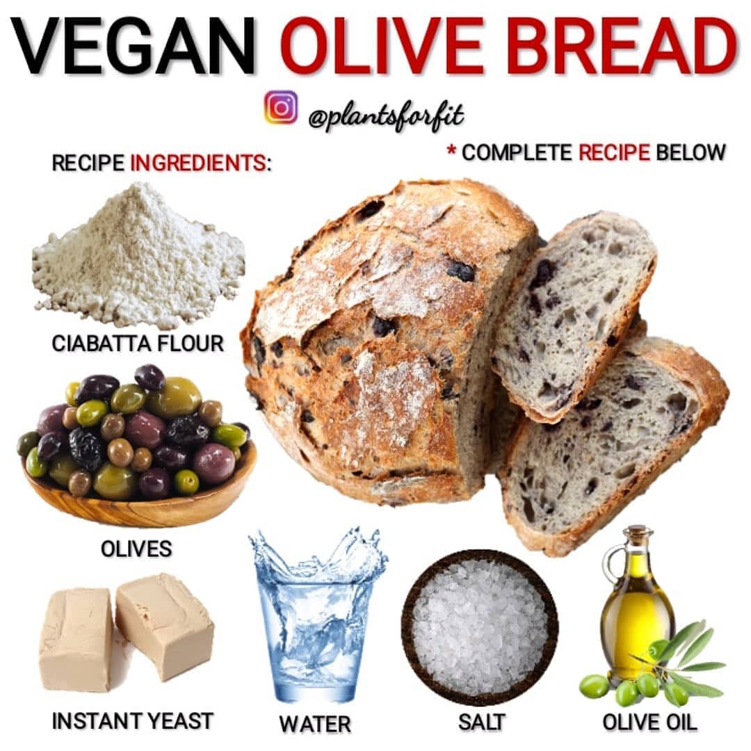 Ciabatta Bread with Olives
