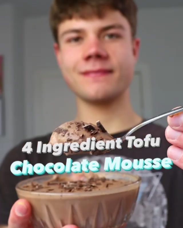 Easy Vegan Tofu Chocolate Mousse