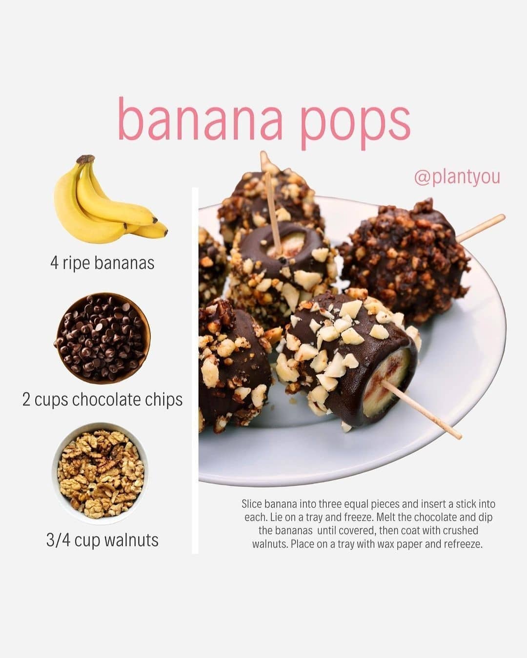 Chocolate-Covered Frozen Banana Pops