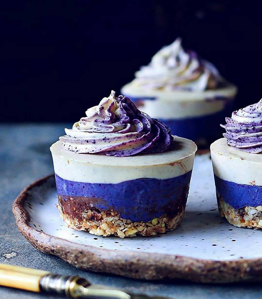 Lemon and Blueberry Babycakes
