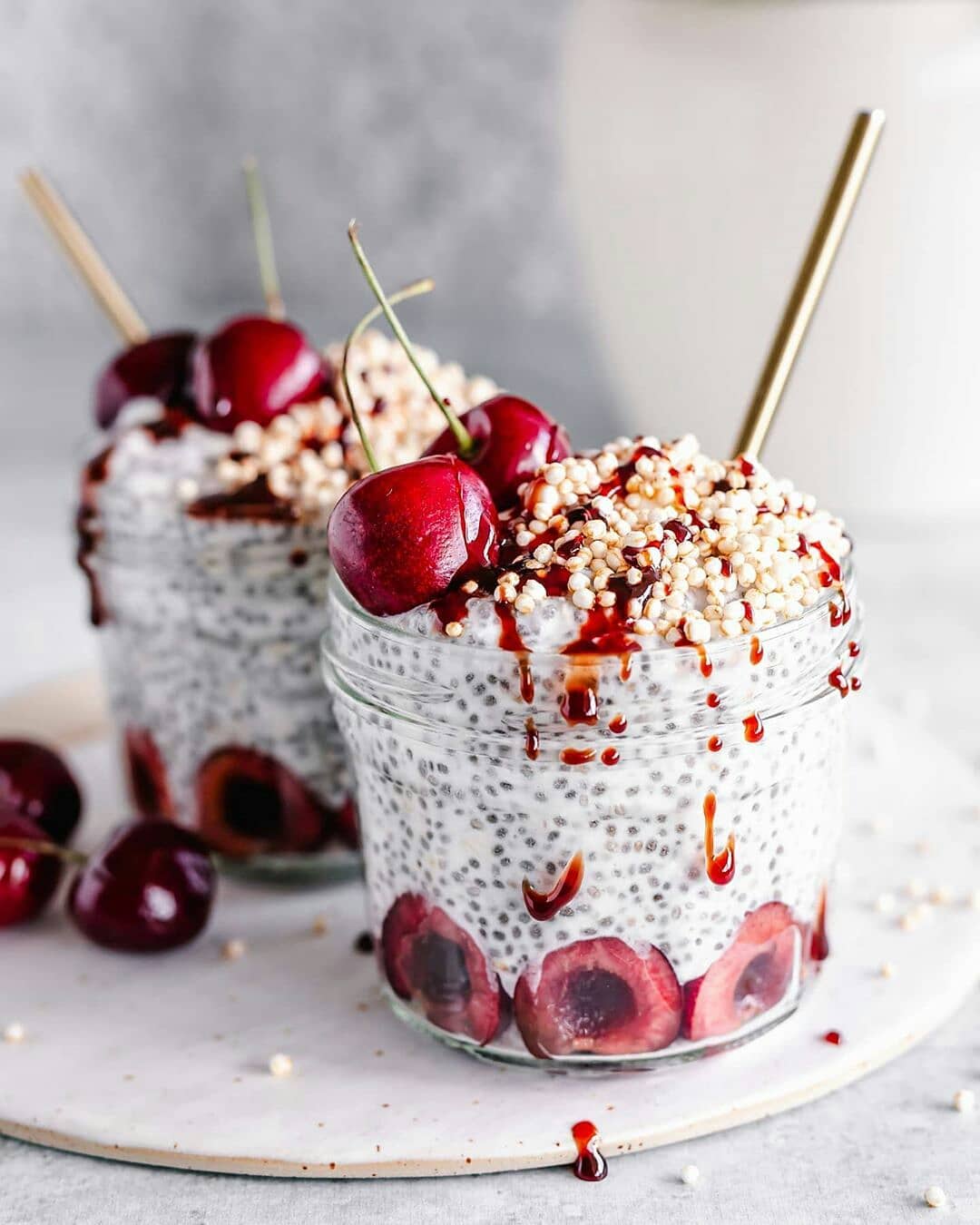 Easy Vegan Chia Pudding with Yoghurt