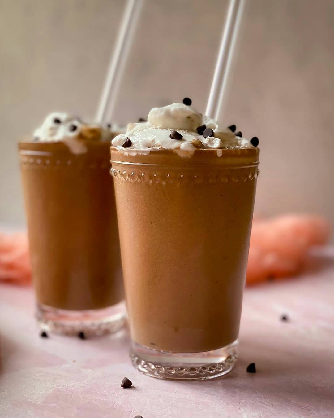 Refreshing Vegan Chocolate Banana Milkshake