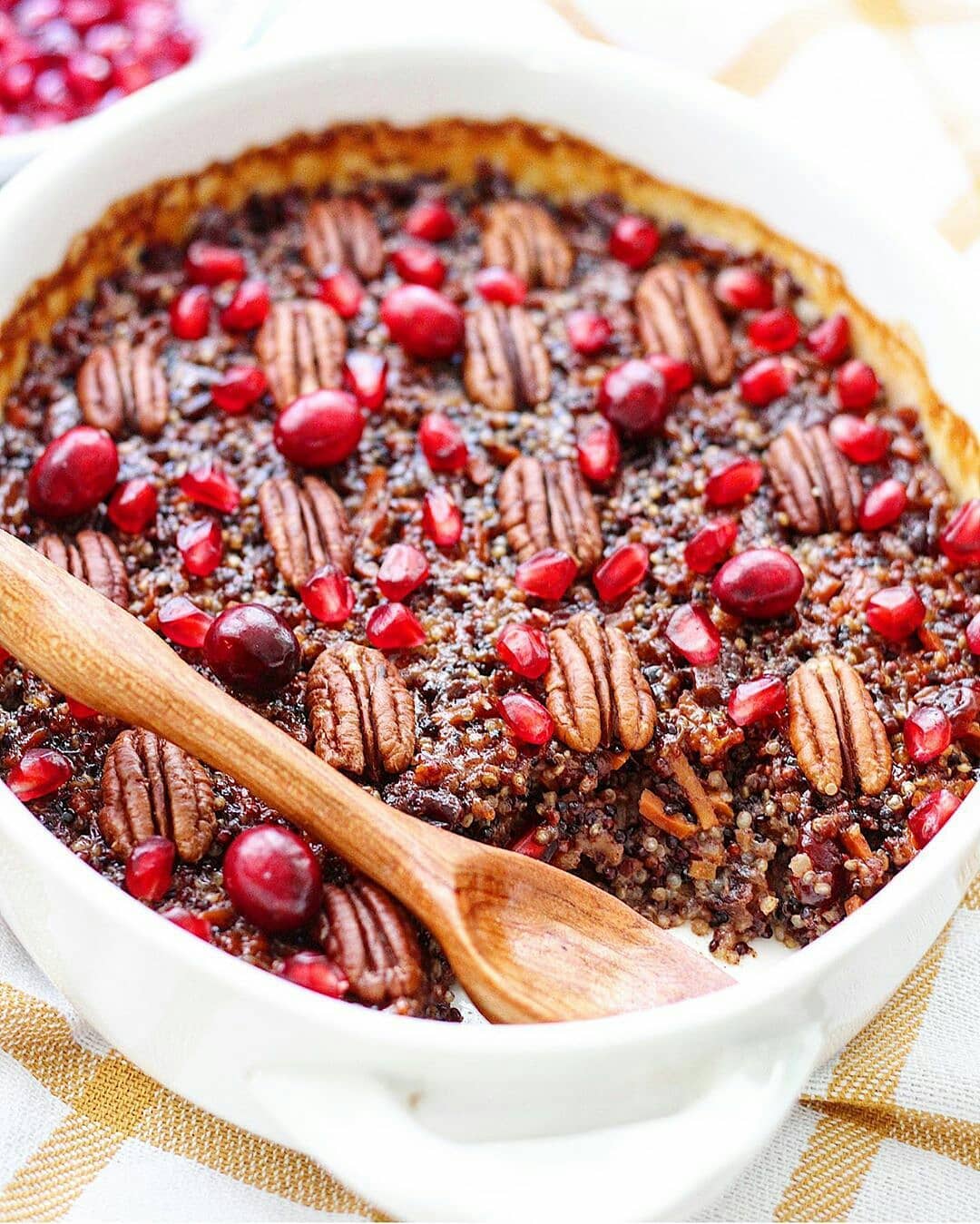 Vegan Cranberry Quinoa Breakfast Bake