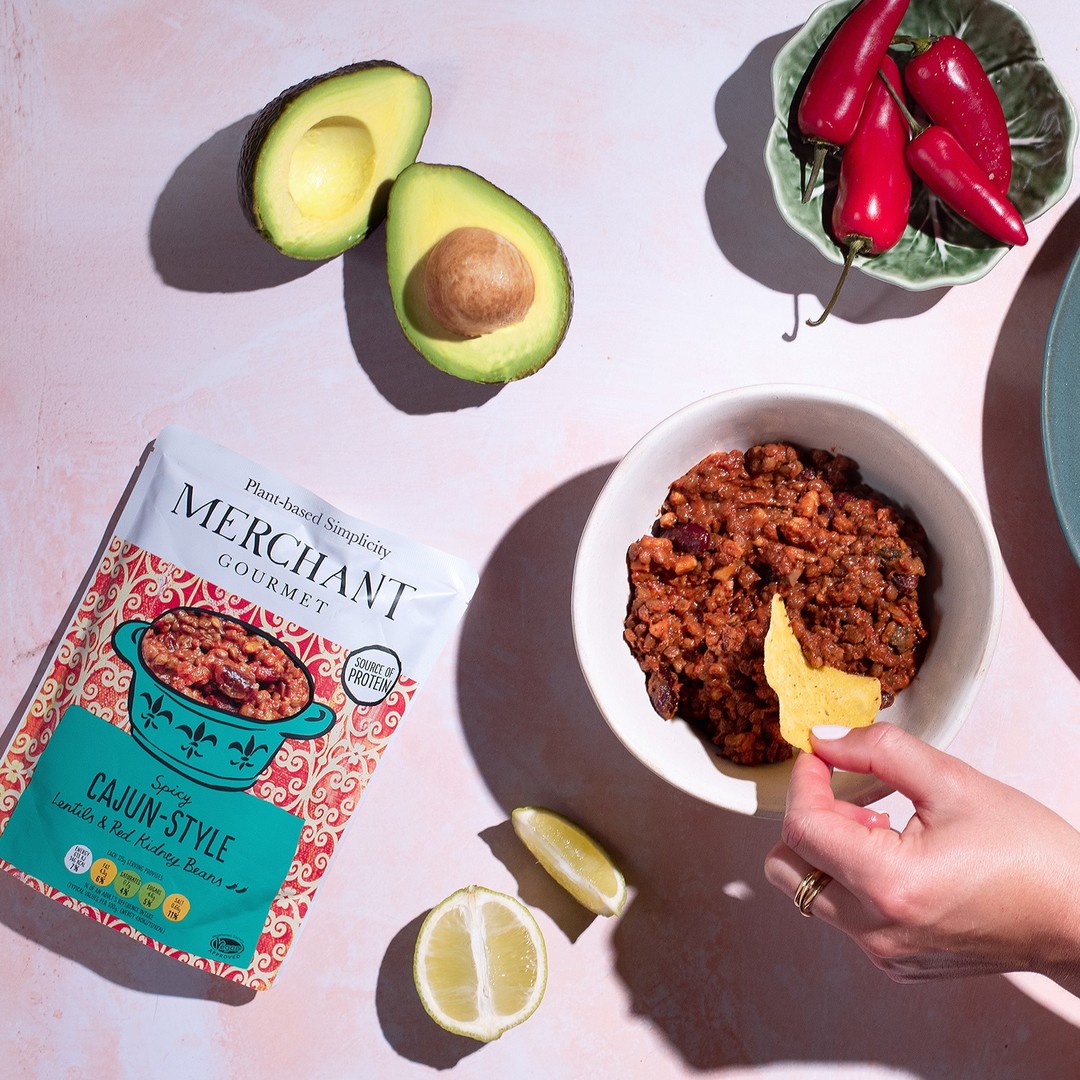 Spicy Cajun Lentils with Tomato Sauce