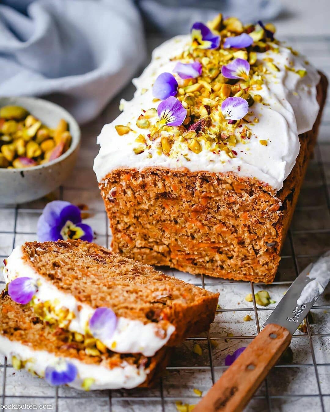 Carrot Cake with Vanilla Cream Frosting