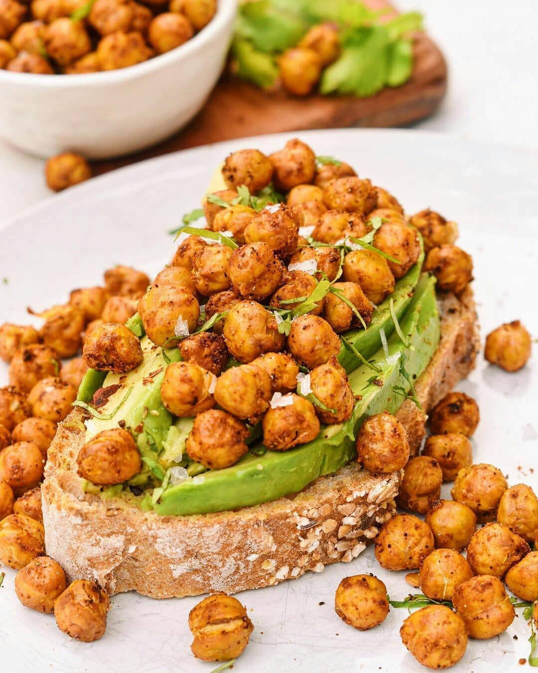 Chickpea Avo Toast