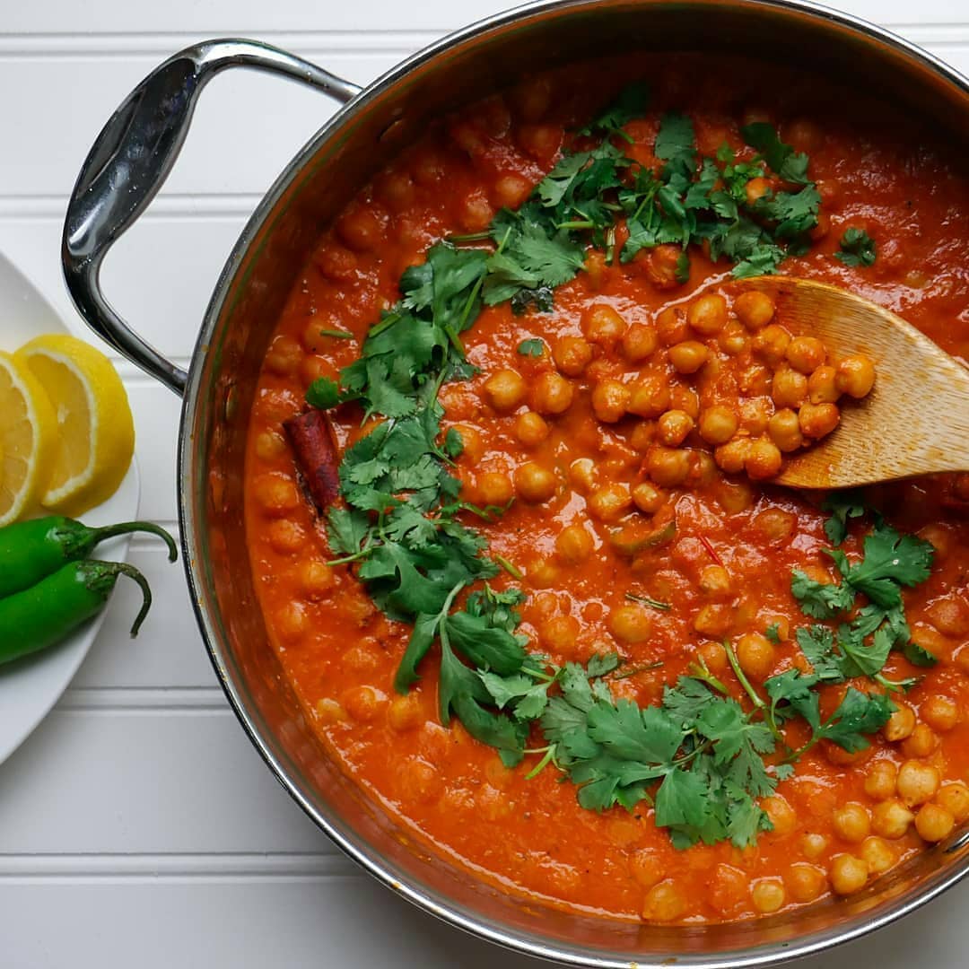 Vegan Chana Masala with Aromatic Spices