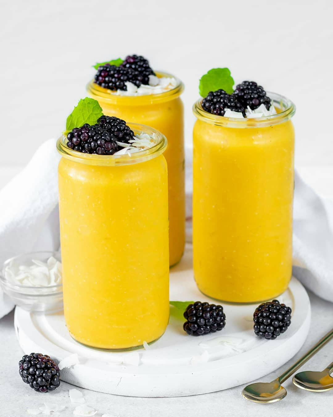 Mango Pineapple and Coconut Smoothie