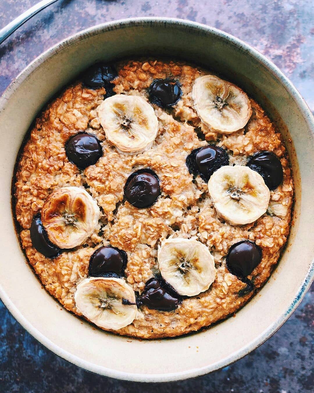 Banana Bread Baked Oats