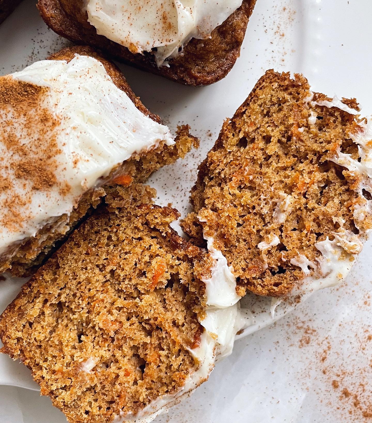 Gluten-Free Carrot Cake Mini Loaves with Frosting