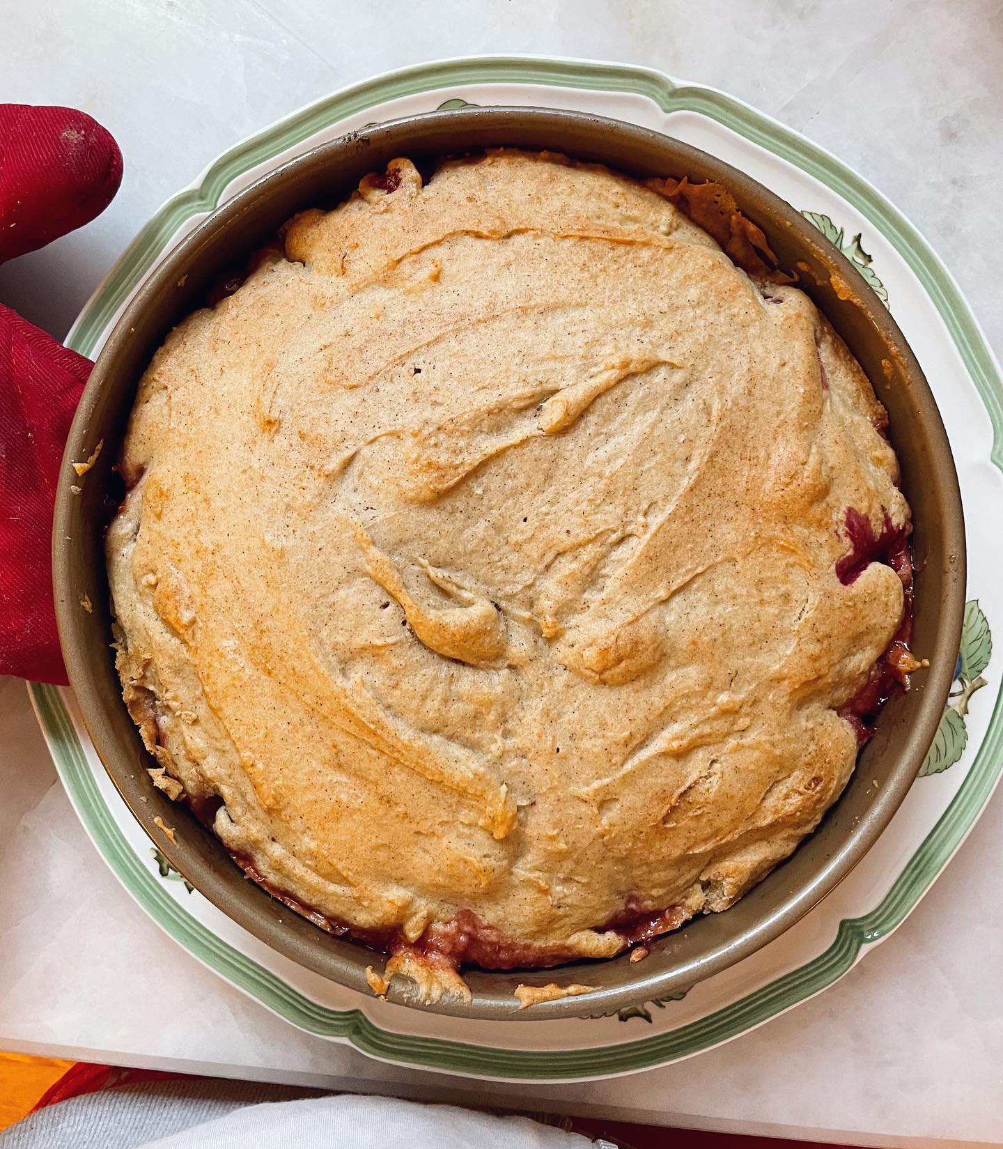 Cranberry Apple Gluten-Free Upside Down Cake