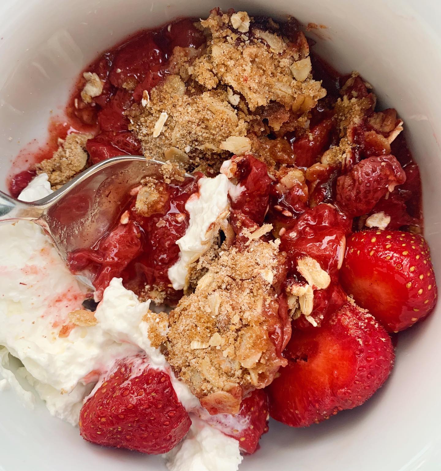 Easy Gluten-Free Strawberry Crumble