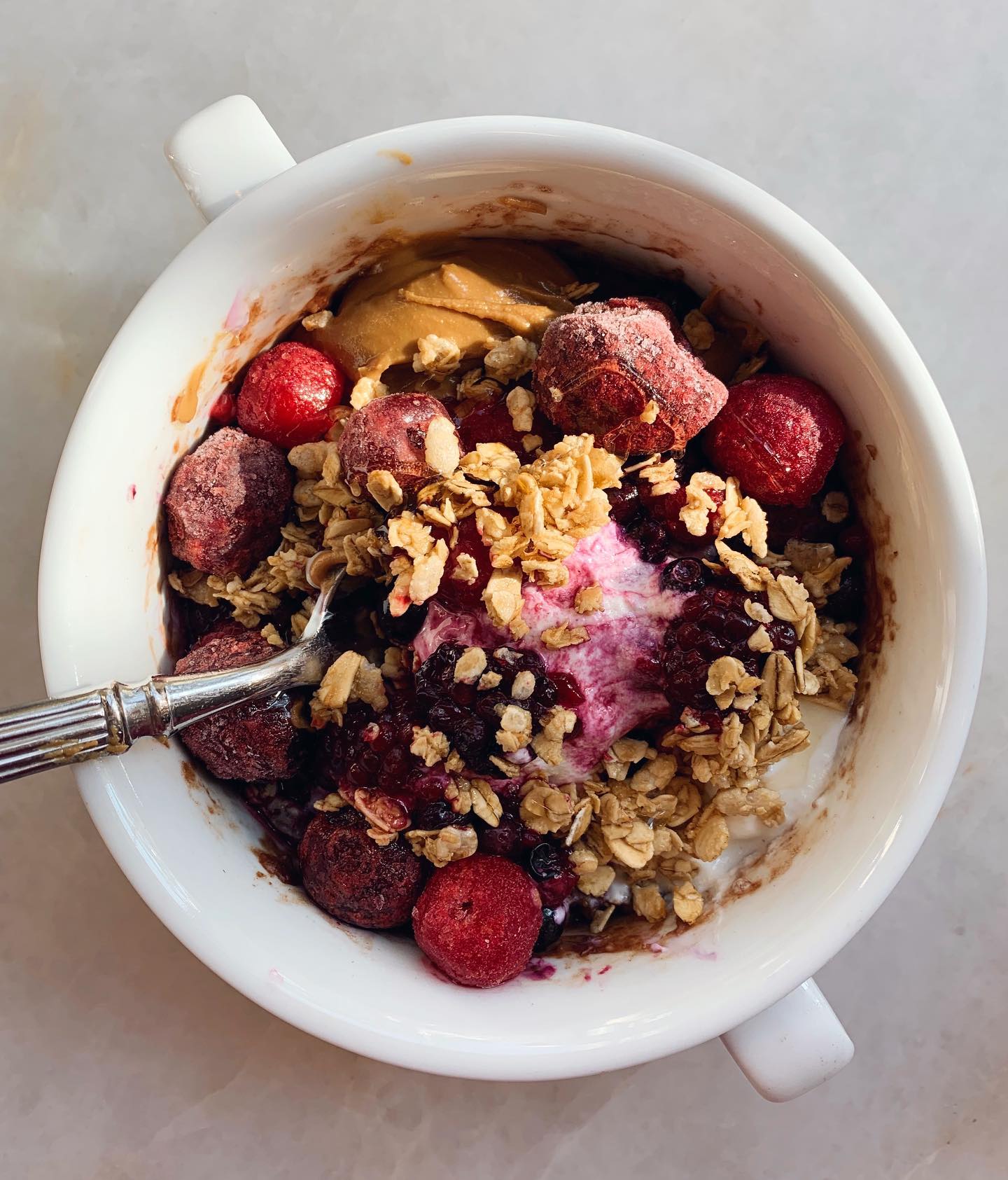Chocolate Microwaved Baked Oats