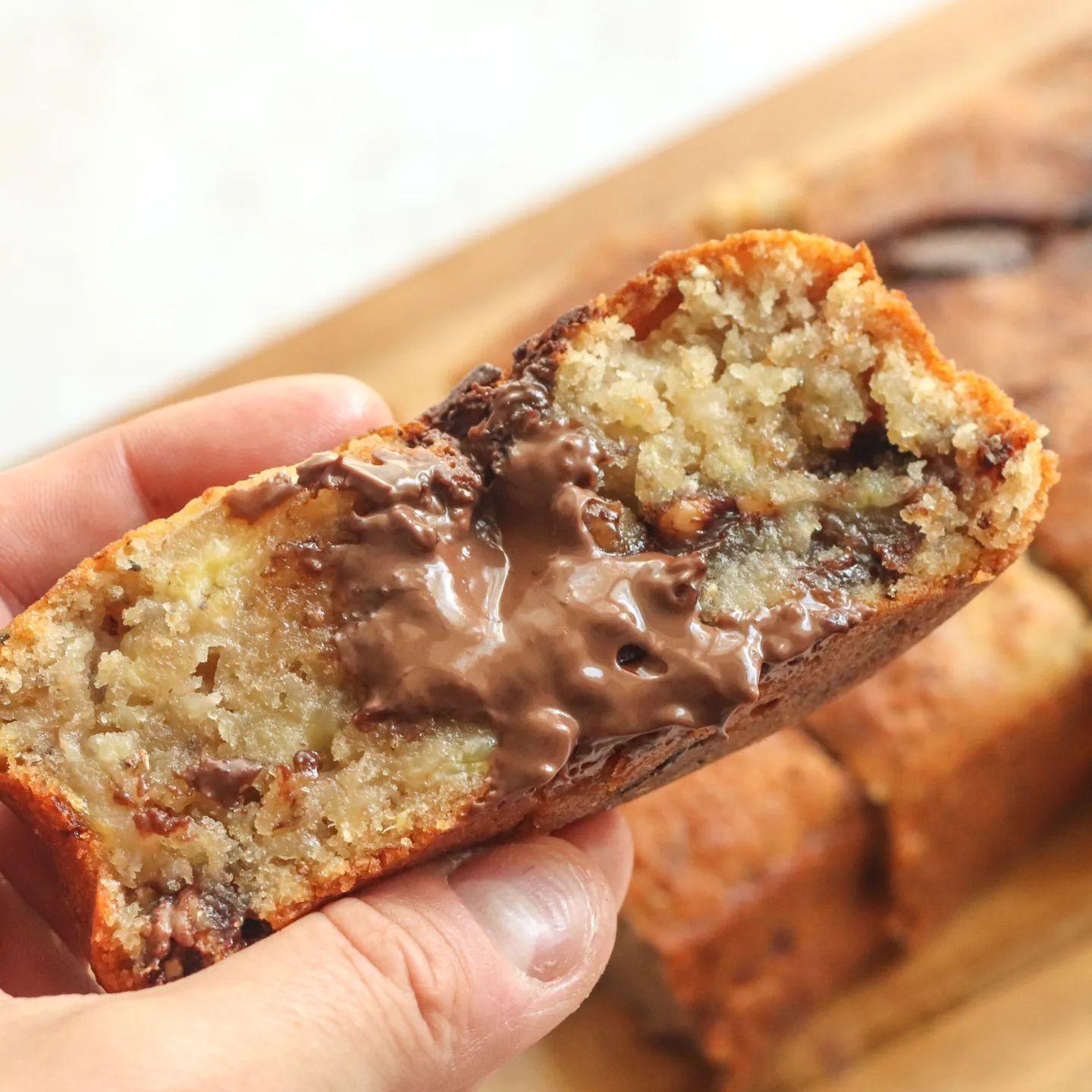 Moist Vegan Banana Bread with Chocolate Chips