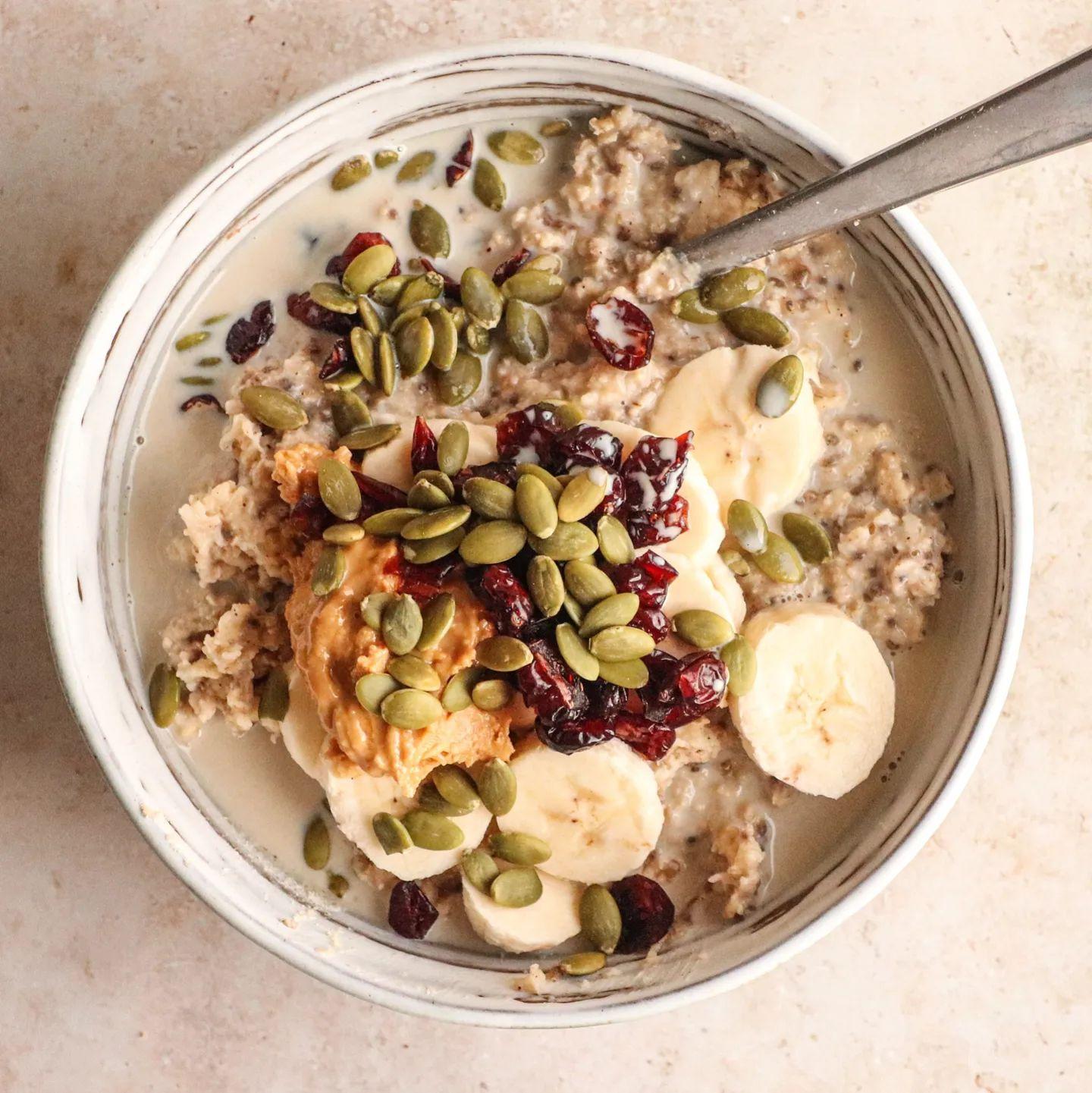Wholesome Protein-Packed Oatmeal Bowl