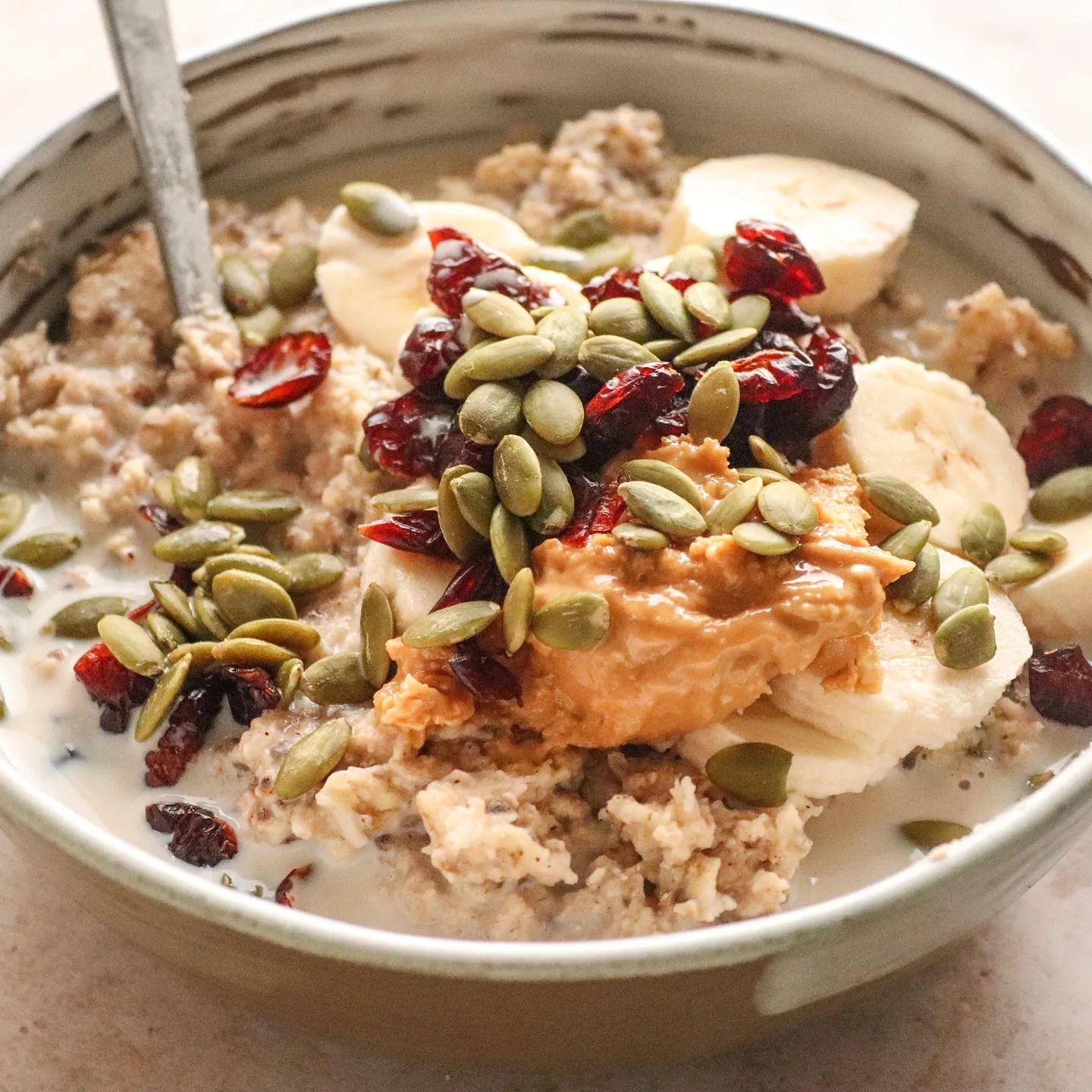 Wholesome Protein-Packed Oatmeal Bowl