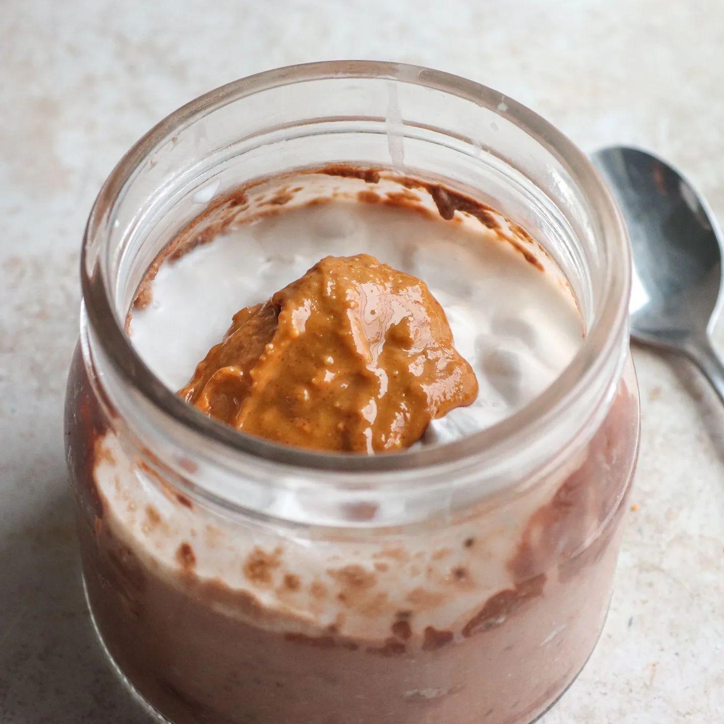 Creamy Oatflour Protein Overnight Oats