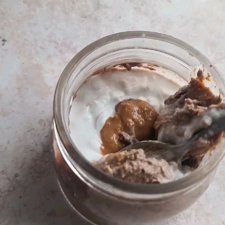 Creamy Oatflour Protein Overnight Oats