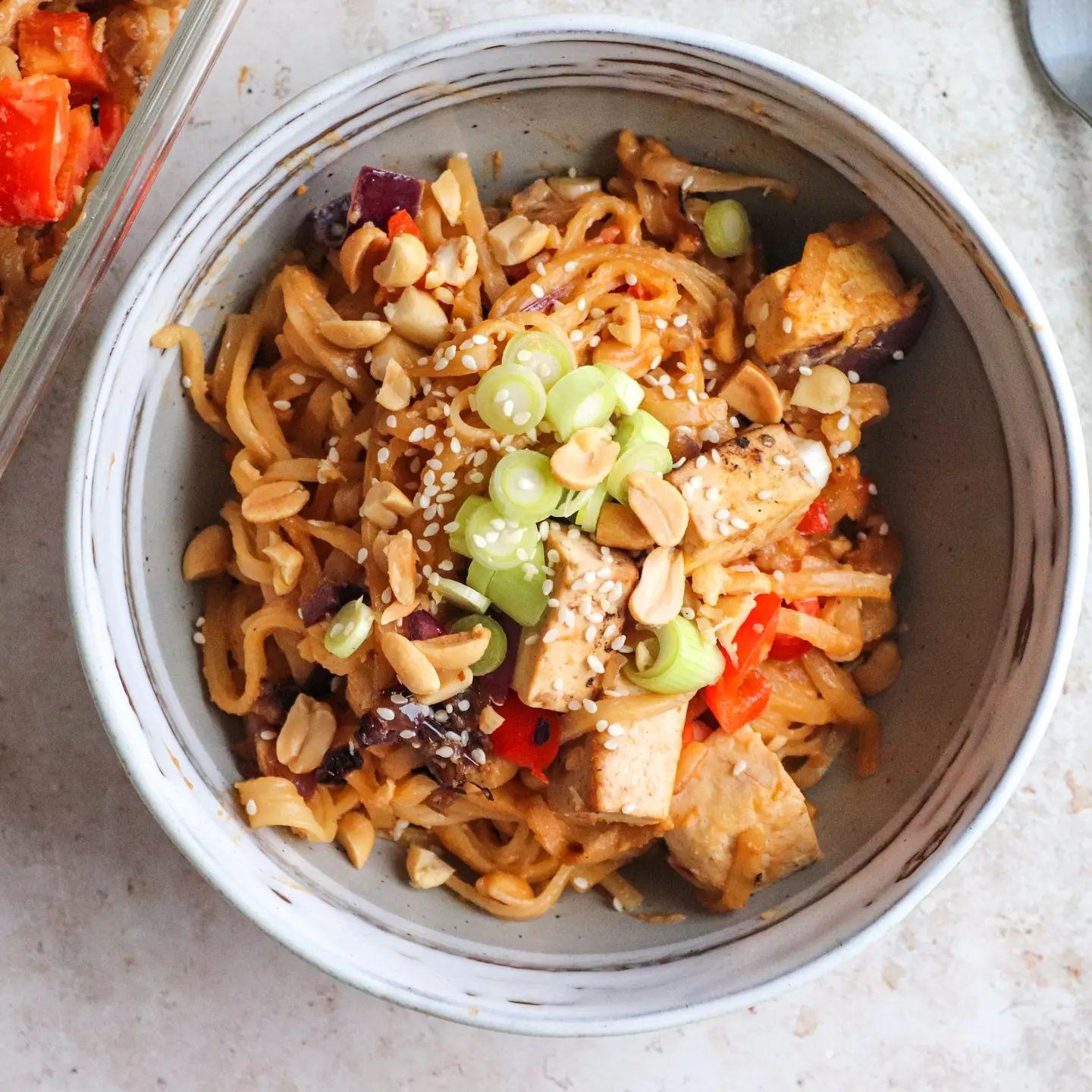 Quick and Easy Peanut Butter Noodles