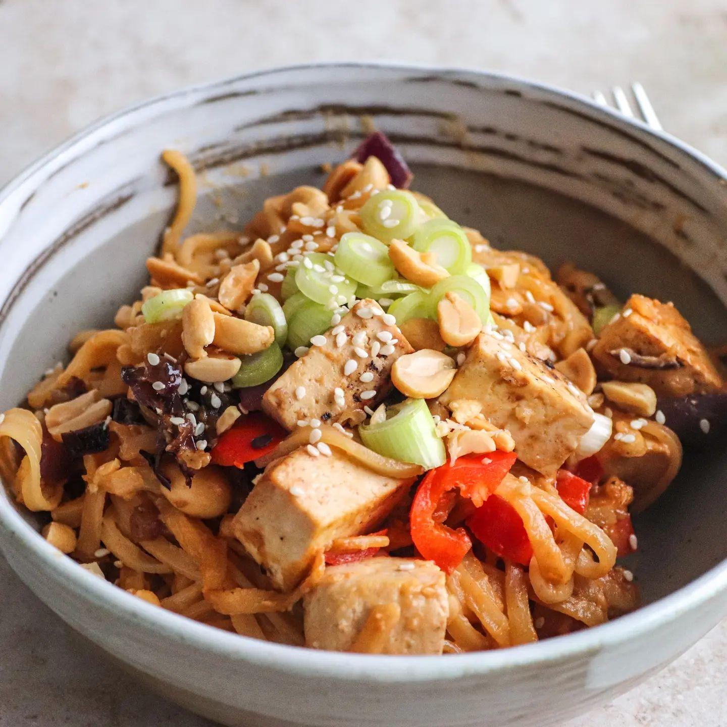 Quick and Easy Peanut Butter Noodles