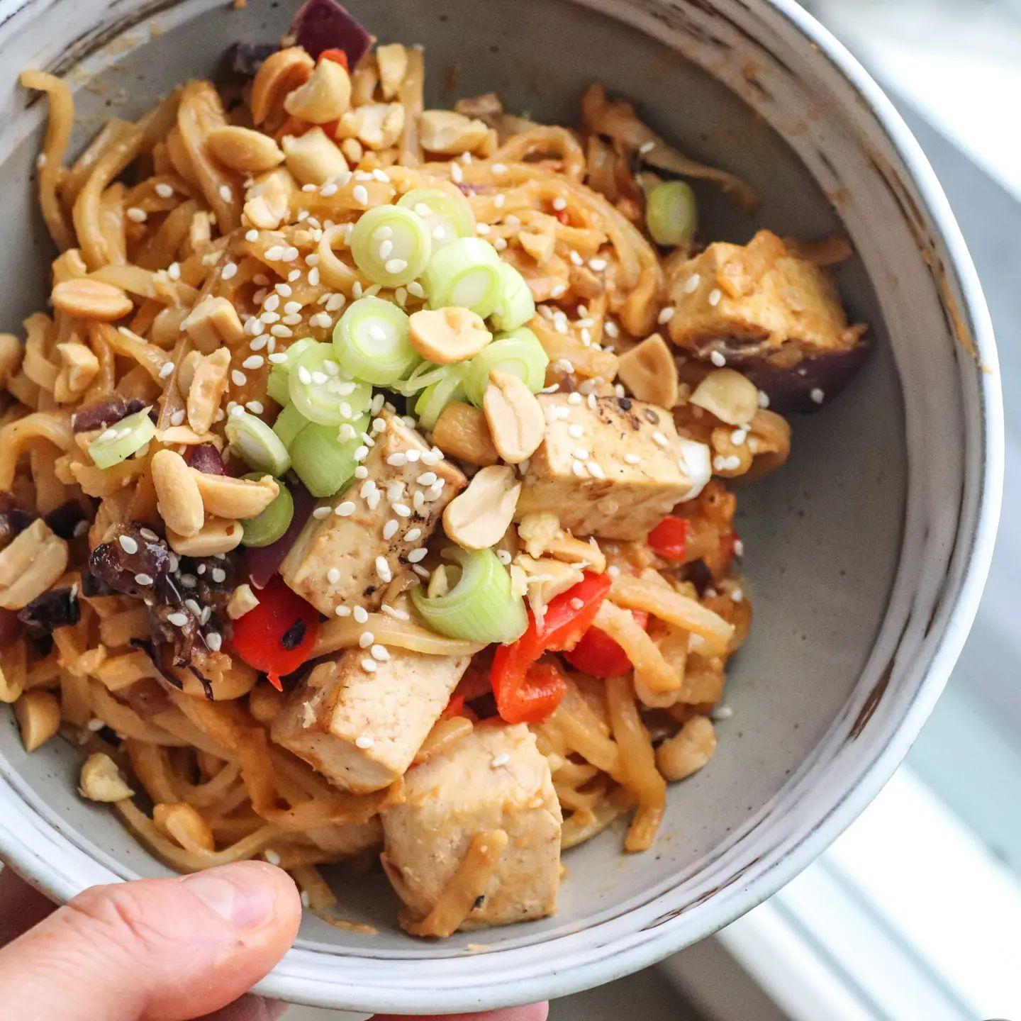 Quick and Easy Peanut Butter Noodles