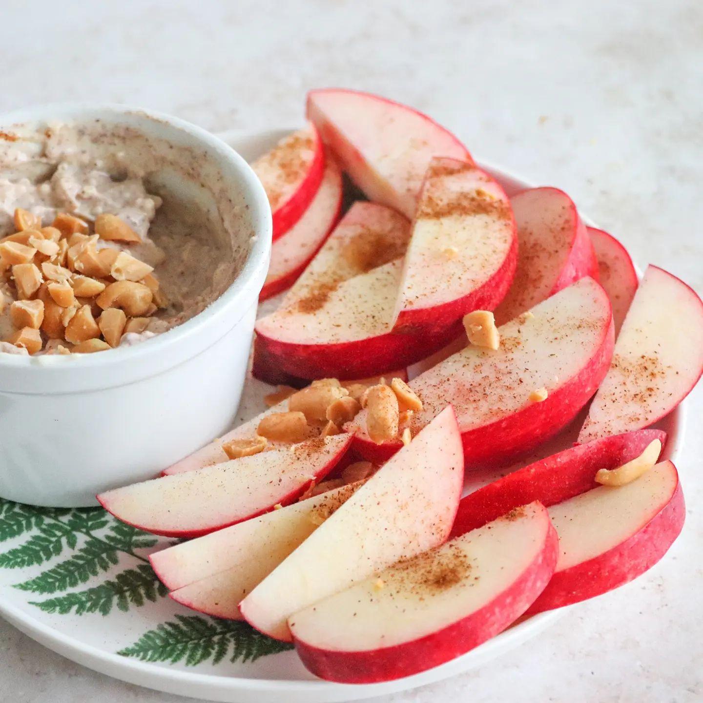Yogurt Apple Protein Dip Snack