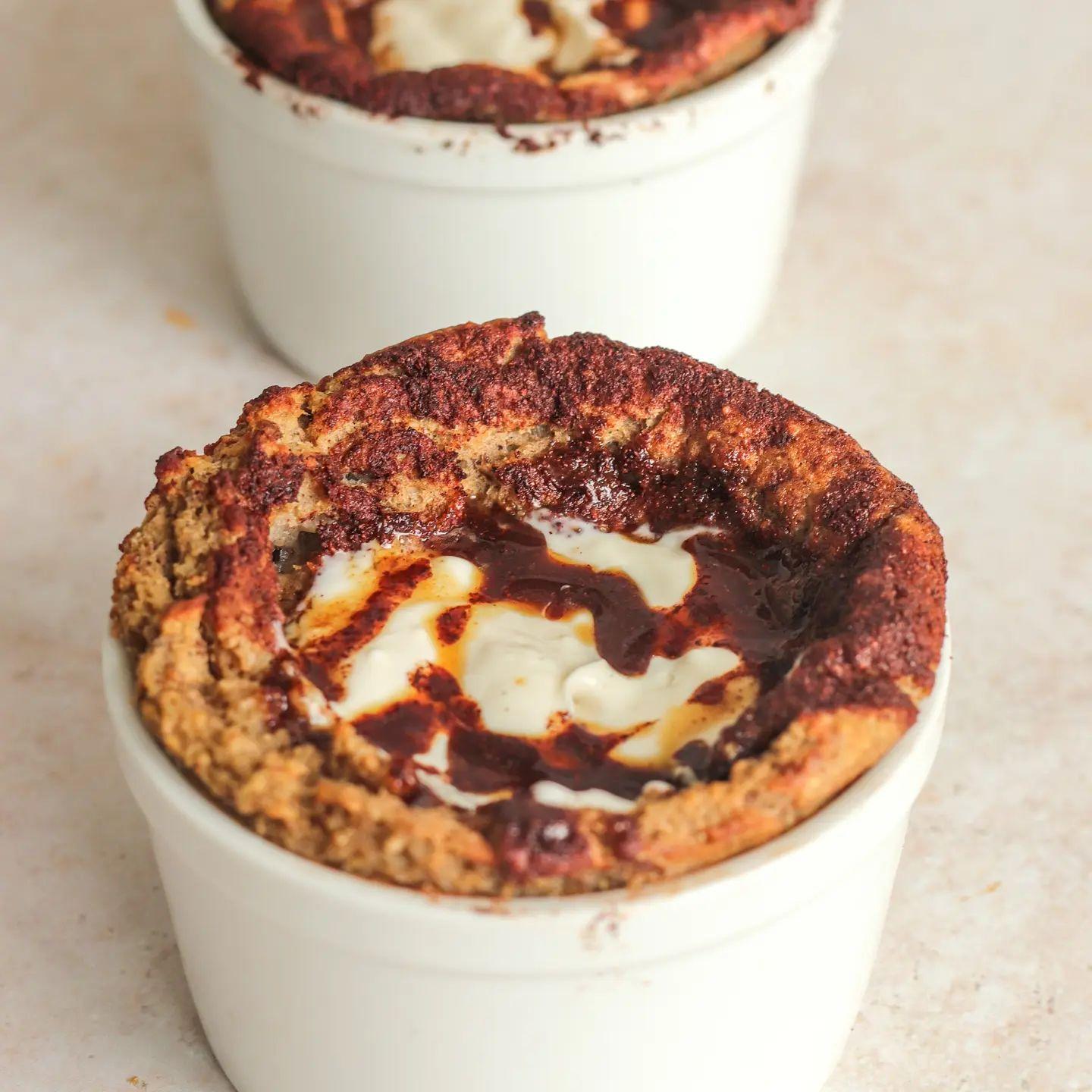 Baked Cinnamon Bun Oatmeal