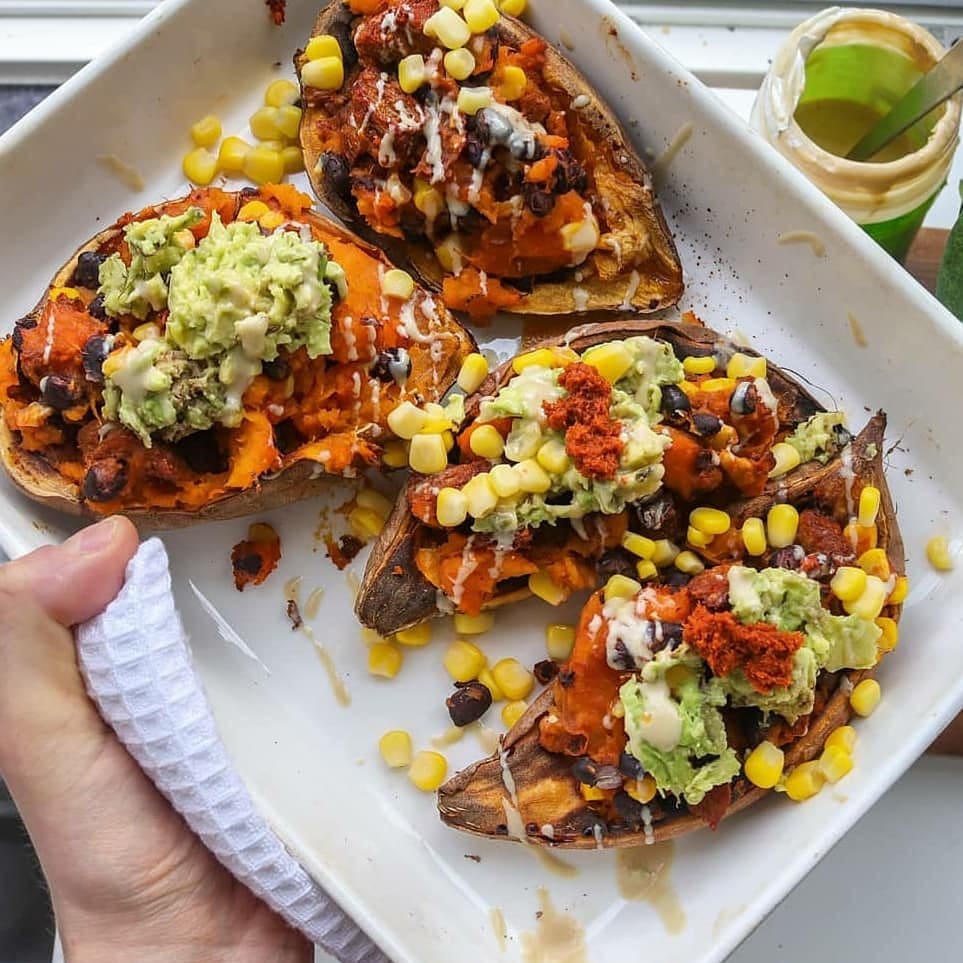 Stuffed Sweet Potatoes with Savory Fillings