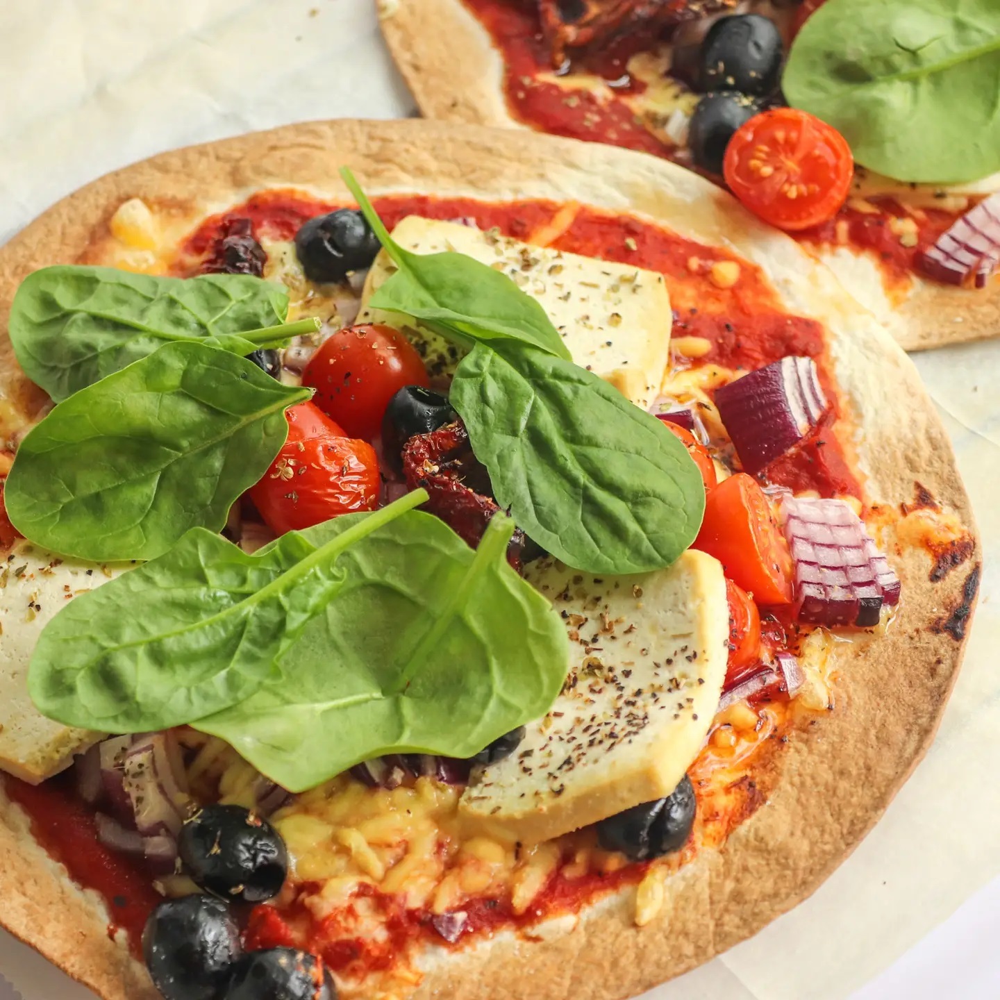 Simple Tortilla Pizza Snack