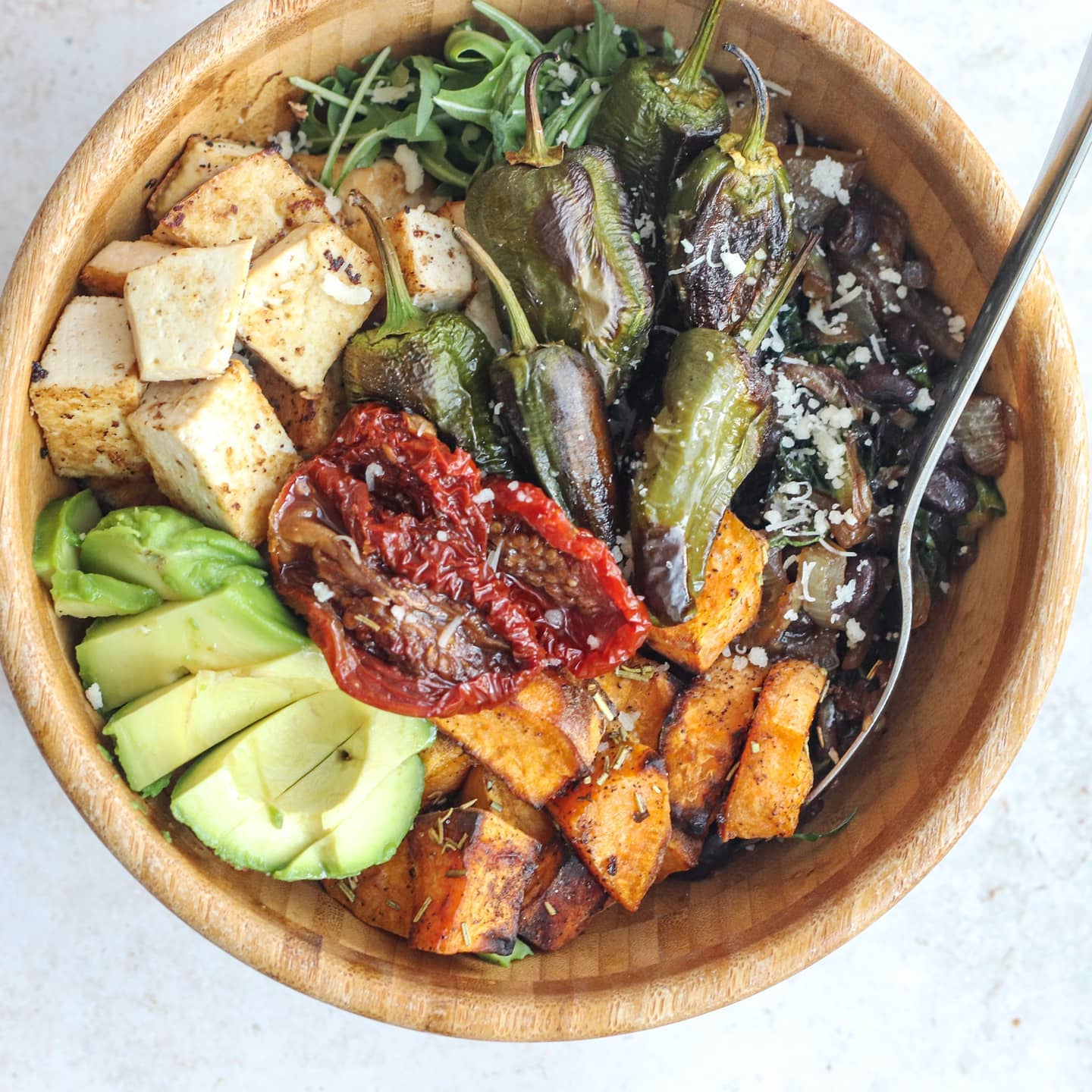 Vegan Buddha Bowl with Tahini Dressing