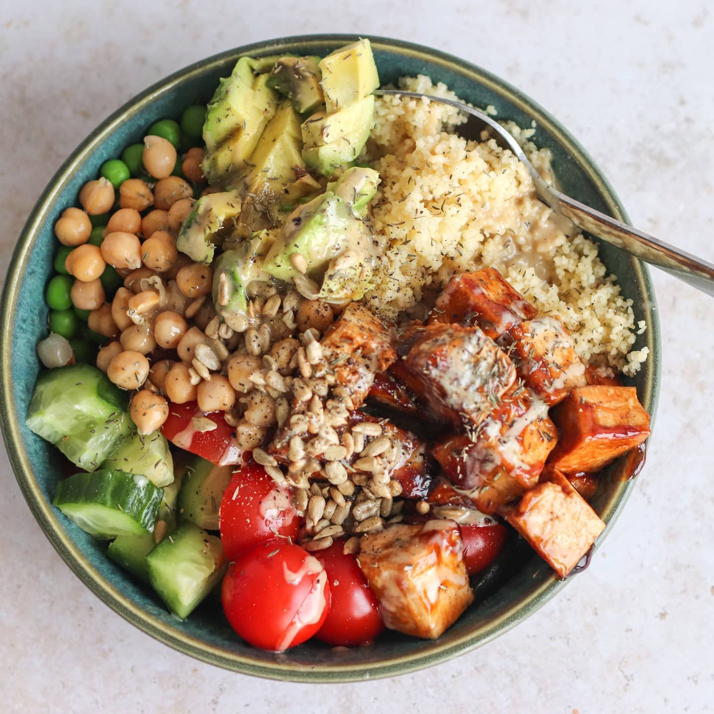 Vegan Buddha Bowl with Tahini Dressing