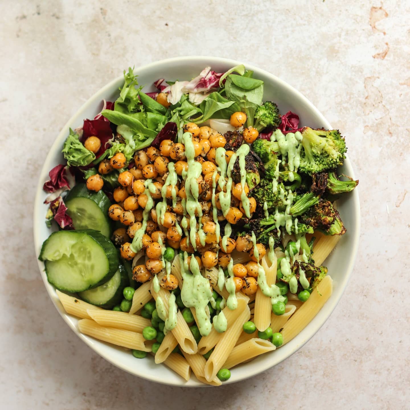 Vegan Buddha Bowl with Tahini Dressing