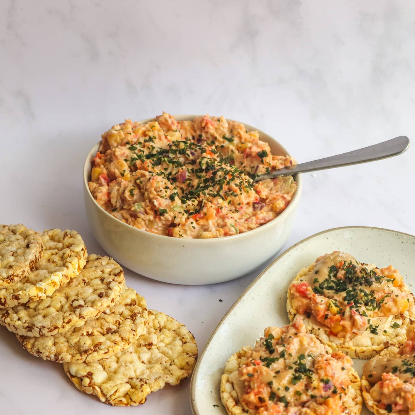 Creamy Chickpea Salad with Summer Food Inspiration