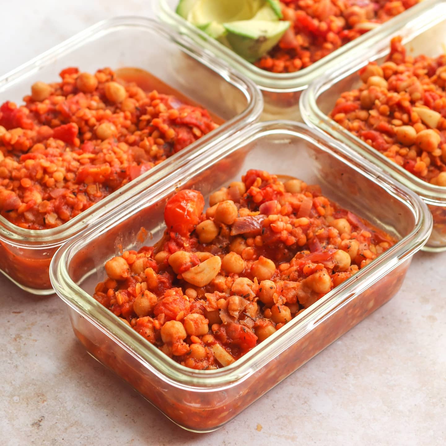 Red Lentil Bolognese with Spaghetti