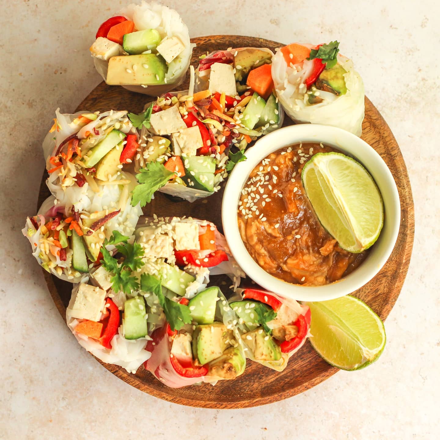 Fresh Vietnamese Rice Paper Rolls