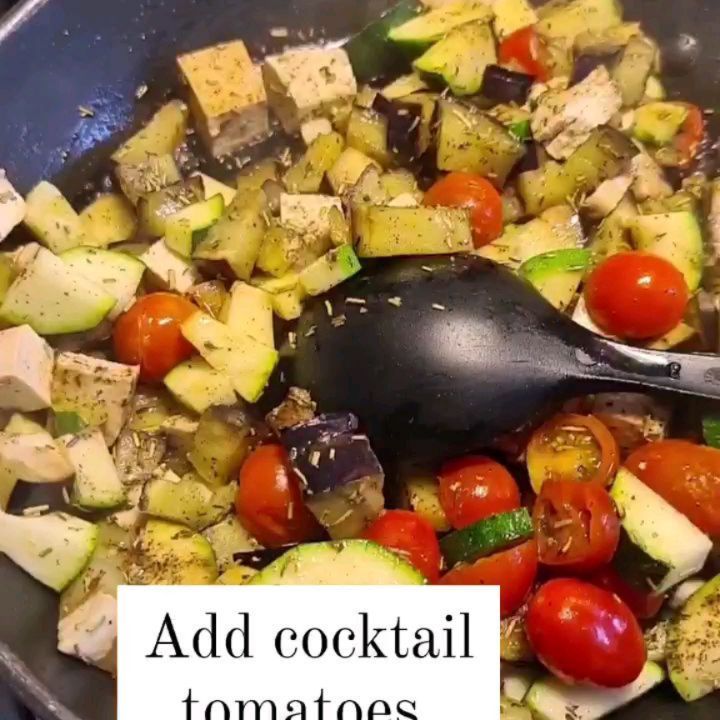 Quick and Delicious Pasta with Zucchini, Eggplant, and Tofu