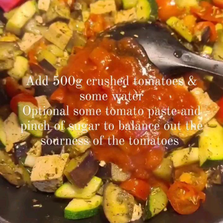 Quick and Delicious Pasta with Zucchini, Eggplant, and Tofu