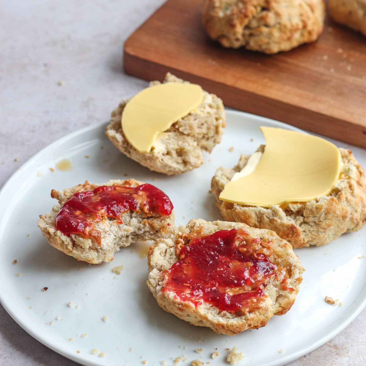 Quick and Easy Vegan Oat Scones
