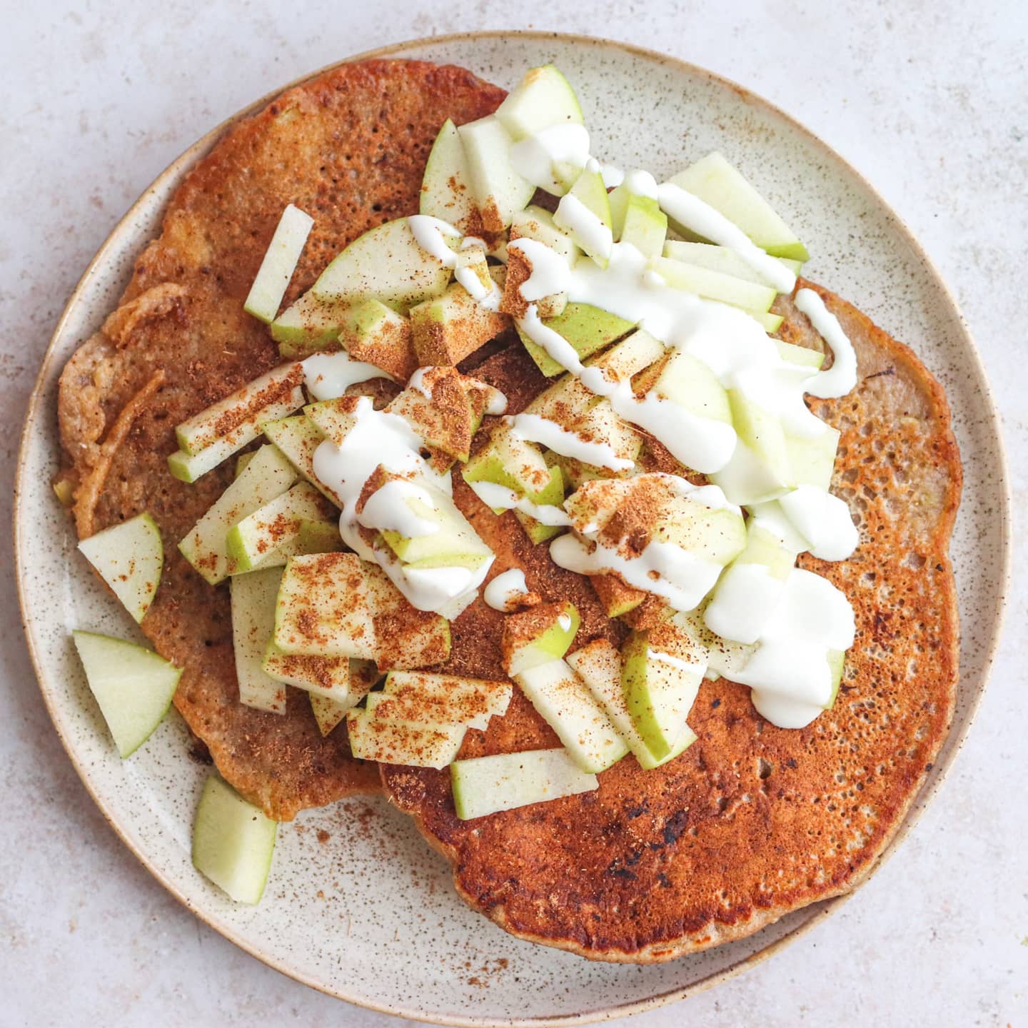 Celebratory Apple Pancakes