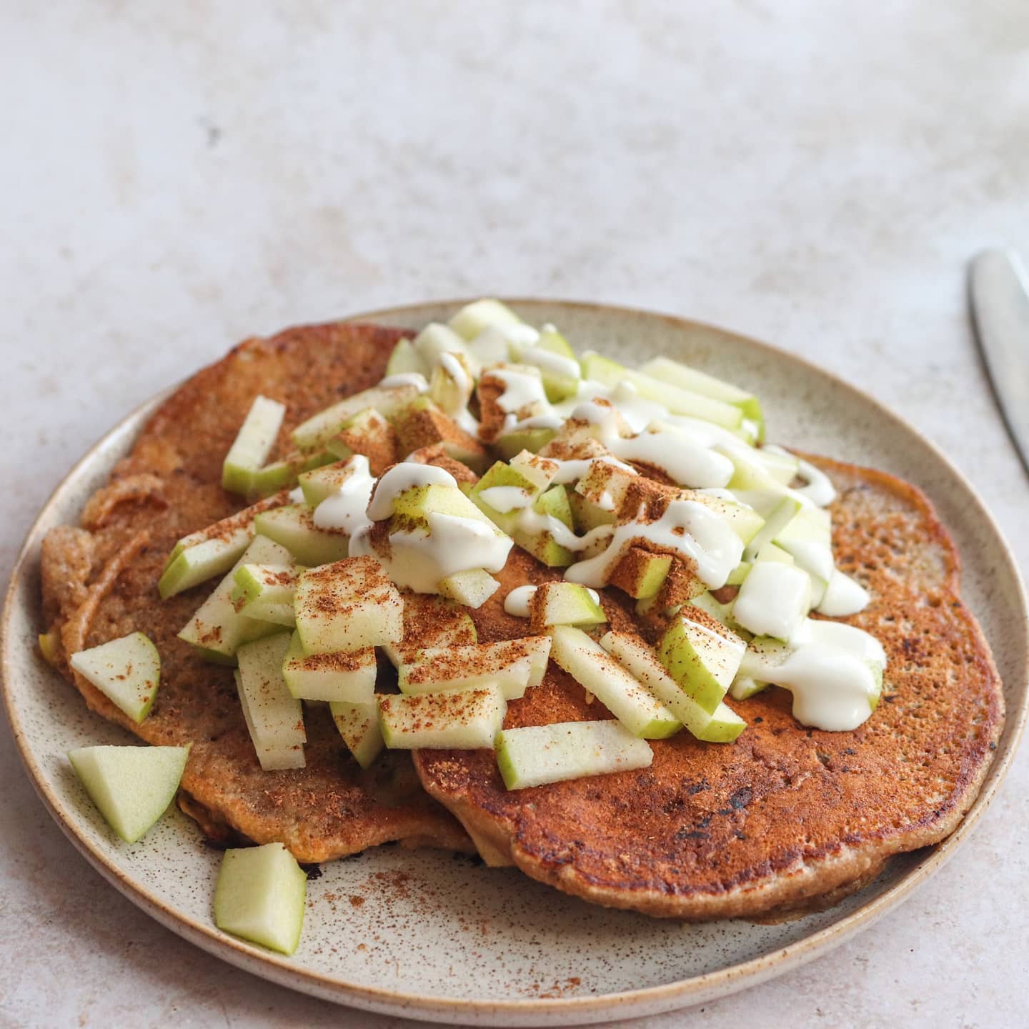Celebratory Apple Pancakes