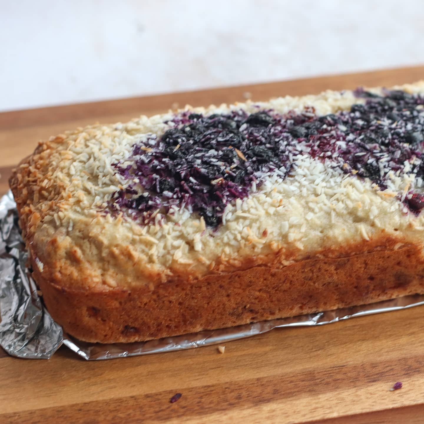 Blueberry Coconut Banana Bread