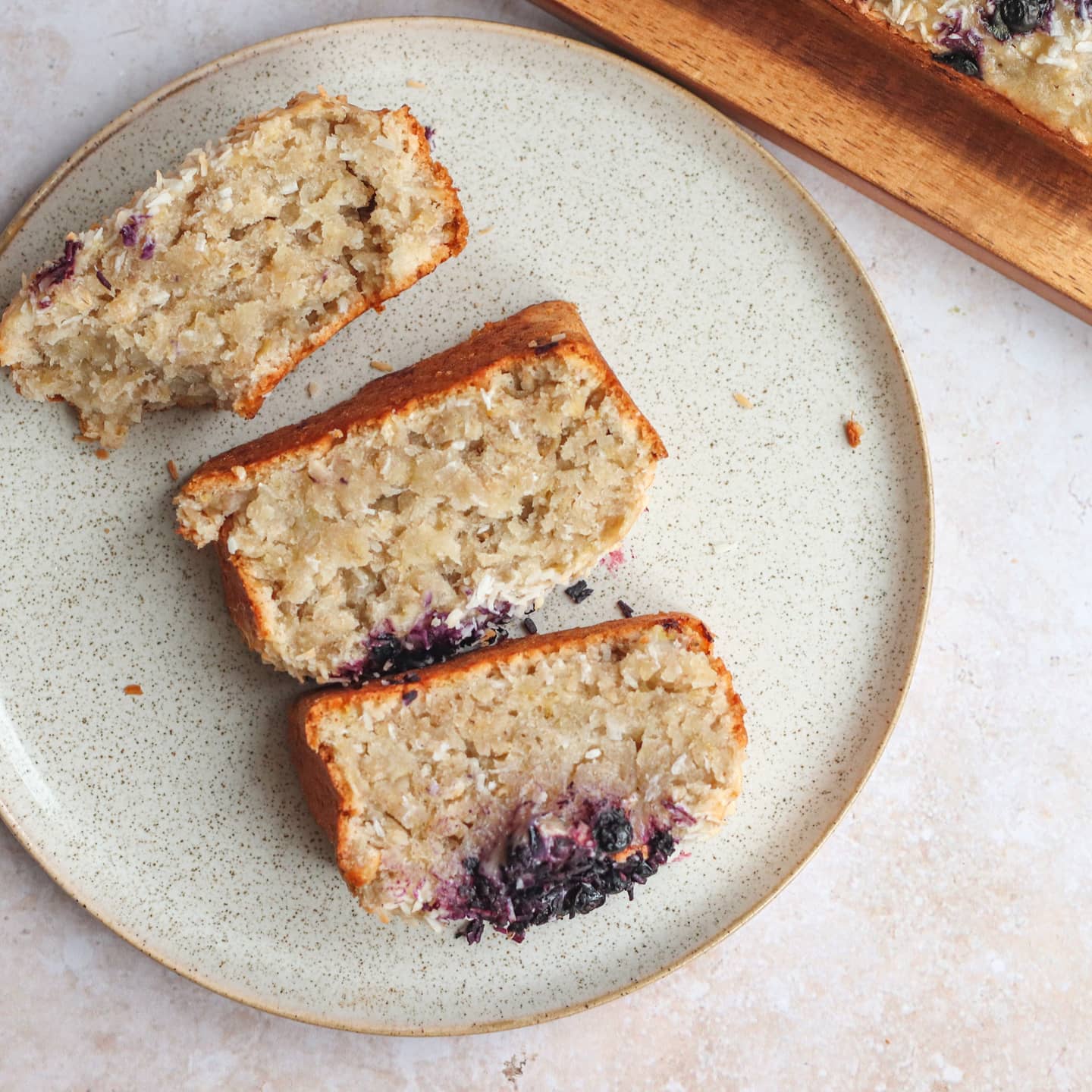 Blueberry Coconut Banana Bread