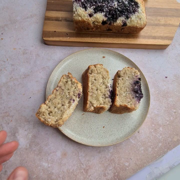 Blueberry Coconut Banana Bread