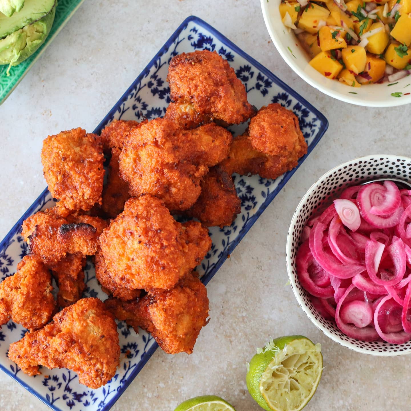 Crispy Cauliflower Wings with Bbq Sauce