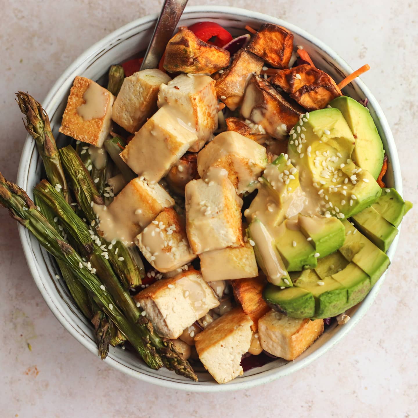Vegan Air-Fried Buddha Bowl