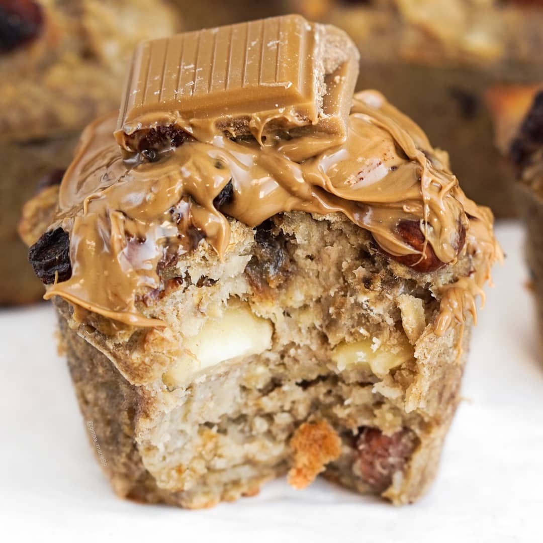 Easy and Healthy Banana Oat Breakfast Muffins